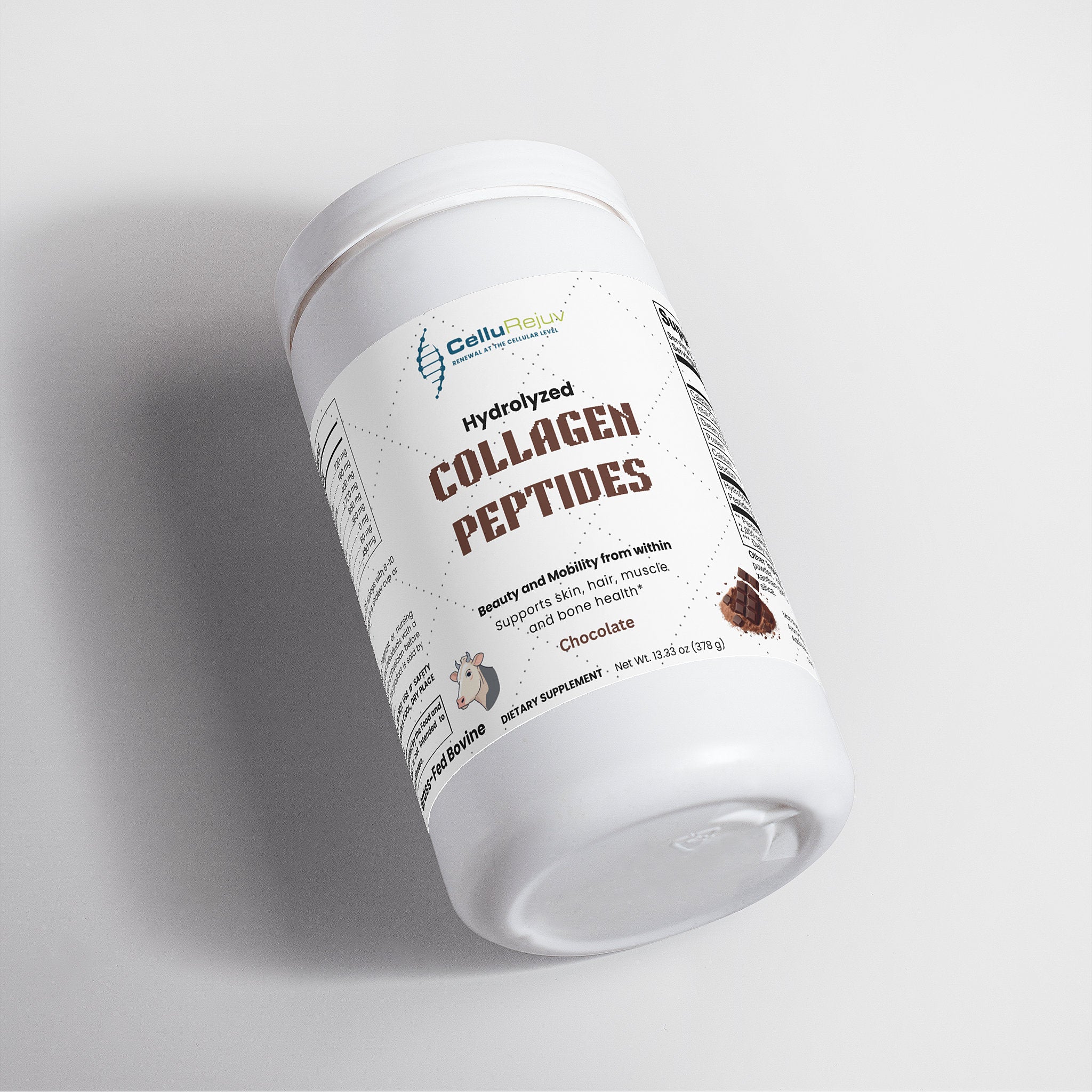 Grass-Fed Collagen Peptides Powder (Chocolate)